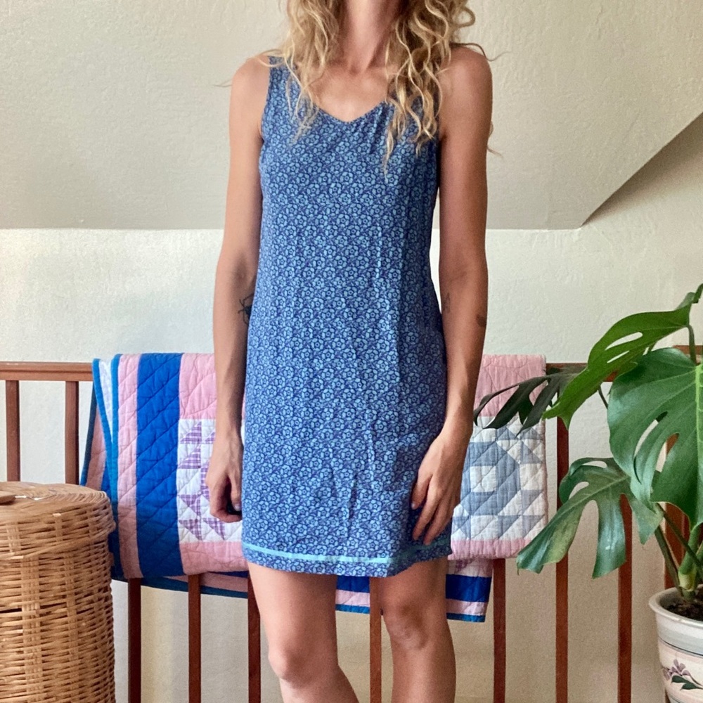 Vtg Y2K Floral Dress